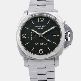 Panerai Black Stainless Steel Luminor PAM00329 Automatic Men's Wristwatch 44 mm 1157615