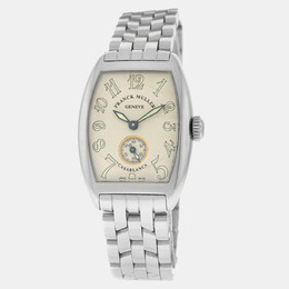Franck Muller Casablanca 1750S6 Automatic Women's Wristwatch in Cream Stainless Steel