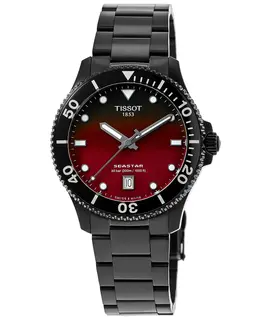 Tissot Seastar 1000 Quartz - Red-Black Dial PVD Stainless Steel Men's Watch (t120.410.33.421.00)