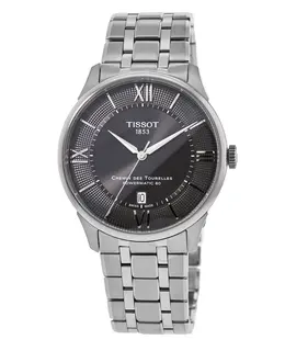 Tissot Chemin Des Tourelles Powermatic 80 Grey Dial Steel Men's Watch t139.407.11.068.00