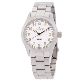 Hamilton Khaki Field Quartz White Dial Watch h69401110