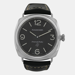 Panerai Black Stainless Steel Radiomir PAM00753 Automatic Men's Wristwatch 45 mm 1159539