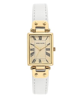 Часы с золотисто-белым кожаным ремешком, 21,5 мм Anne Klein 11696867 | no color