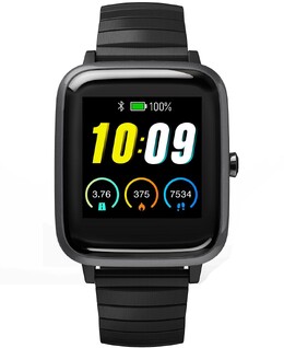 Женские умные часы Iconnect Active+ с черным расширительным браслетом, 38 мм Timex, черный 15892176 | black