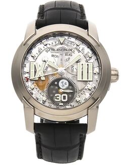 Pre-owned Blancpain L-Evolution Moonphase 8 Days Sapphire Dial Mens Watch Model: 8866-1500-53B
