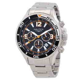 NAPNSS217 - Nautica NST Chronograph Quartz Black Dial Mens Watch