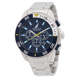 NAPNOS304 Nautica One Mens Chronograph Quartz Blue Dial Watch