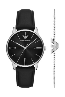 Часы и браслет МИНИМАЛИСТСКИЙ Emporio Armani, черный 99kk-akm3r6_99x