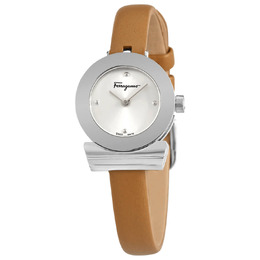 Salvatore Ferragamo Quartz Silver Dial Ladies Watch f43010017