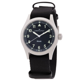 Hamilton H69401430 Khaki Field Quartz Black Dial Watch