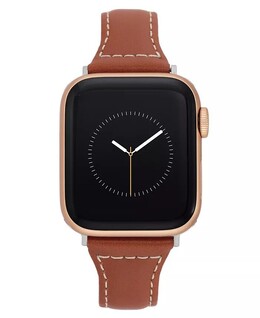 Женский коричневый кожаный ремешок премиум-класса, совместимый с Apple Watch 42/44/45/Ultra/Ultra 2 Anne Klein, коричневый 13422845 | brown