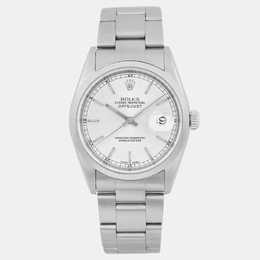 Rolex Datejust 16200 Automatic Mens Watch Silver Stainless Steel - 36mm