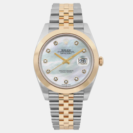 Rolex Datejust 126303 White Mop Diamond Dial Automatic Mens Wristwatch