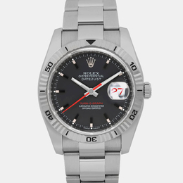 Rolex [1235786] Black Dial Datejust Turn-O-Graph