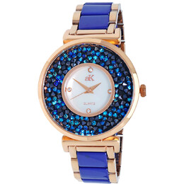 Adee Kaye Pisa Quartz Blue Dial Ladies Watch akj8663