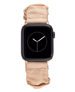 Женский румяный ремешок для волос из натуральной кожи, совместимый с Apple Watch 42/44/45/Ultra/Ultra 2 Anne Klein, розовый 13422875 | blush