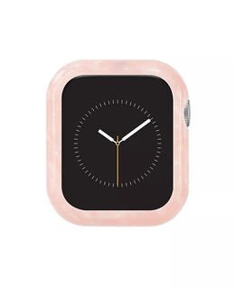Женский розовый защитный чехол из ацетата, предназначенный для Apple Watch диаметром 44 мм Anne Klein, розовый 18563284 | pink