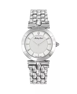 Женские классические часы с серебряным циферблатом - D106AI Mathey-Tissot, серебро 19269037 | silver