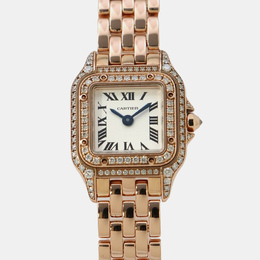 The Cartier Panthère de Cartier WJPN0045 Silver 18k Rose Gold Quartz Watch