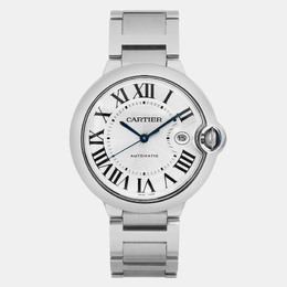 Cartier Silver Stainless Steel Ballon Bleu WSBB0049 Automatic Men's Wristwatch 42 mm 1160598