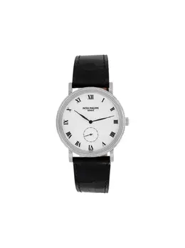 Patek Philippe Calatrava 302937 18kt White Gold Manual Movement, Roman Dial, Arrow Hands
