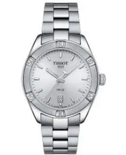 Tissot PR100 Sport Chic Silver Dial Steel Women's Watch t101.910.11.031.00