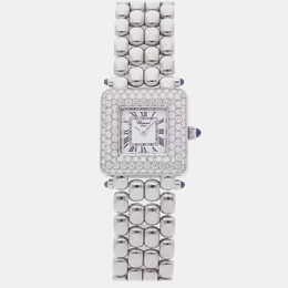 Chopard Happy Sport 10/6115-23 Quartz 18K Yellow Gold Diamond Dial Women's Wristwatch 22mm 1162441