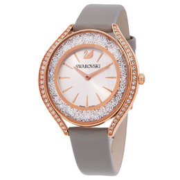 Swarovski Crystalline Aura Quartz White Dial Watch - Ladies Edition (5519450)