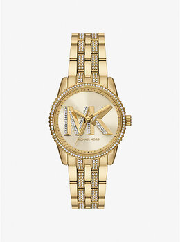 Мини-Часы с логотипом Bryant Pavé золотистого тона Michael Kors, золотой mk7540 | gold