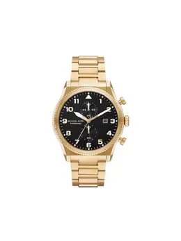 Michael Kors 30011156 Panorama Black Stainless Steel Round Face Chronograph