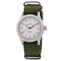 Hamilton H69301910 Khaki Field Quartz White Dial Watch