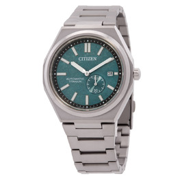 Citizen Zenshin Automatic Green Dial Mens Watch nj0180-80x