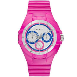 Guess W0942L3 Pink Sport Quartz White Dial Ladies Watch