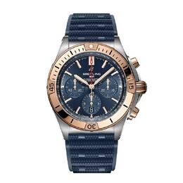 Breitling B01 Chronomat Blue Dial Mens Automatic Chronograph Watch - UB0134101C1S1