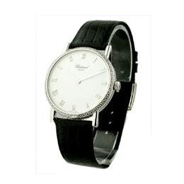 Chopard Classic Hand Wind Diamond White Dial Ladies Watch 173154-1001