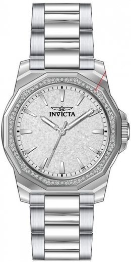 Invicta 49128 Speedway Quartz Crystal Silver Dial Ladies Watch