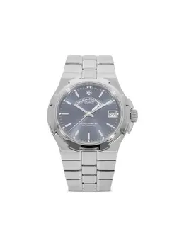 Vacheron Constantin Overseas 30541817 Pre-Owned Watch, 36mm White Stainless Steel Round Face Index Dial Stick Hands