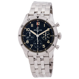 Pre-owned Breitling Classic Avi 42 P-51 Mustang Chronograph Automatic Mens Watch A233803A1B1