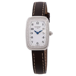 Longines Equestrian Quartz Diamond White Dial Ladies Watch L6.140.0.13.2