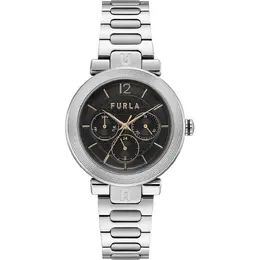 Furla Gray Stainless Steel Watch fuww00011005l1ac