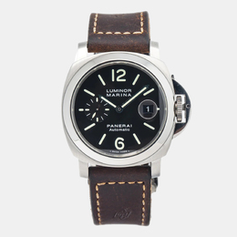 Panerai Luminor Marina PAM00104 Black Dial Stainless Steel Automatic Men's Wristwatch 44 mm 1166268