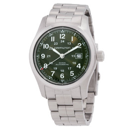 Hamilton H70605160 Khaki Field Automatic Green Dial Watch