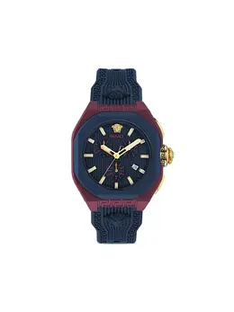 Versace V-Legend 44mm (27360433) Blue Ceramic Octagonal Chronograph
