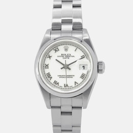 Rolex Oyster Perpetual 79160 White Dial Stainless Steel Women's Watch Automatic Movement