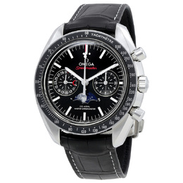 Pre-owned Omega Speedmaster Chronograph Tachymeter Black Dial Mens Watch Ref 304.33.44.52