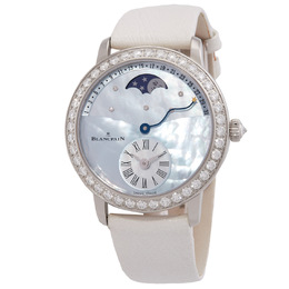 Blancpain Diamond White Mother Of Pearl Dial Ladies Watch 3653-1954l-58b