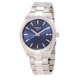 Tissot Gentleman Quartz Blue Dial Mens Watch t127.410.11.041.00