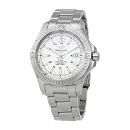 Pre-Owned Breitling Colt 41 Automatic Silver Dial Mens Watch a1731311-g820-182a