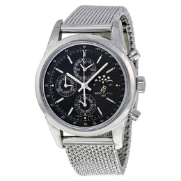 Breitling Transocean Chronograph II Moonphase Automatic Black Dial Mens Watch A1931012-BB68