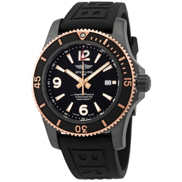Pre-owned Breitling Superocean Automatic Chronometer Black Dial 46 mm Mens Watch U17368221B1S1